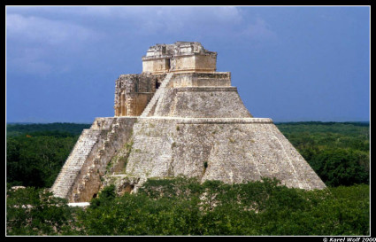 Pyramida v Uxmalu