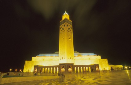Mešita v noci